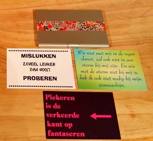 10 kaartjes met mooie,inspirerende quotes en teksten.